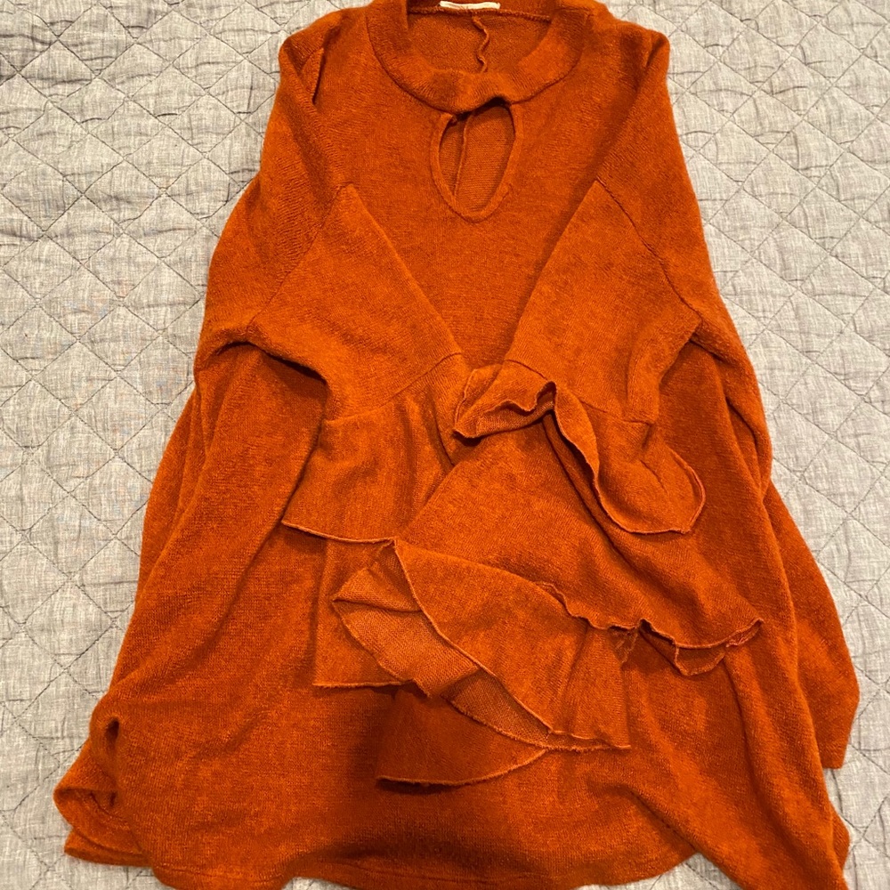Bell sleeve sweater